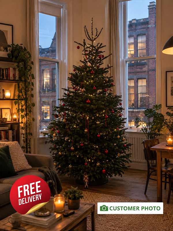 9t - 10ft Nordmann Fir Christmas Tree
