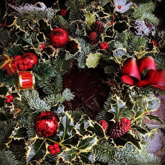 Real Handmade Decorated Wreath