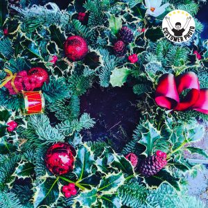 Real Decorated Christmas Wreath